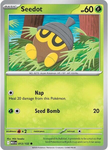 Image for Seedot (013/132) (ME01: Mega Evolution) - Pokemon