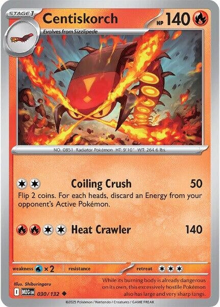 Image for Centiskorch (030/132) (ME01: Mega Evolution) - Pokemon