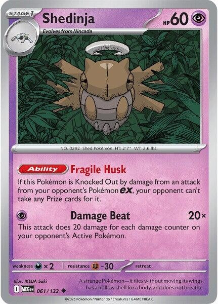 Image for Shedinja (061/132) (ME01: Mega Evolution) - Pokemon