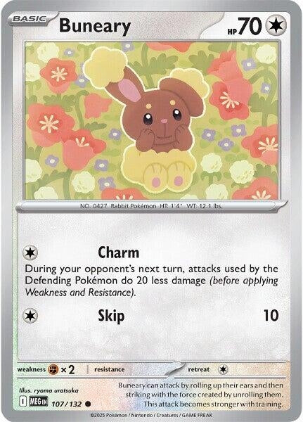 Image for Buneary (107/132) (ME01: Mega Evolution) - Pokemon