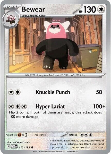 Image for Bewear (112/132) (ME01: Mega Evolution) - Pokemon