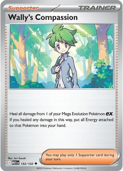 Image for Wally's Compassion (132/132) (ME01: Mega Evolution) - Pokemon