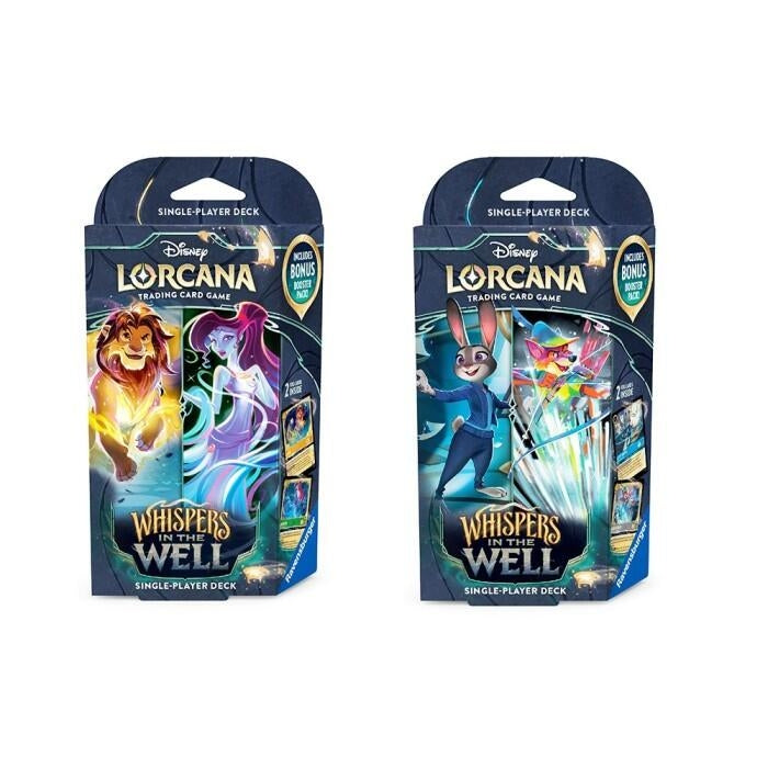 Image for Disney Lorcana: Whispers in the Well Starter Deck [Set of 2] - Disney Lorcana