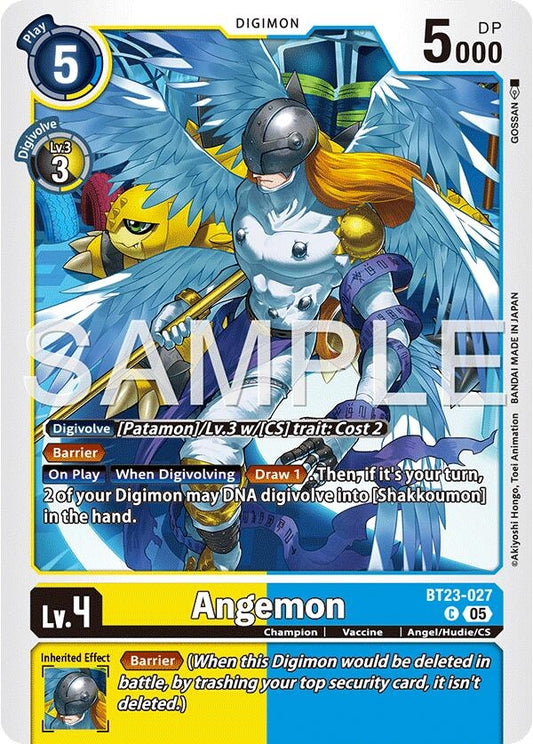 Image for Angemon (BT23-027 C) (Hackers' Slumber) - Digimon Card Game