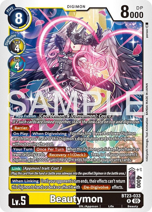 Image for Beautymon (BT23-033 R) (Hackers' Slumber) - Digimon Card Game