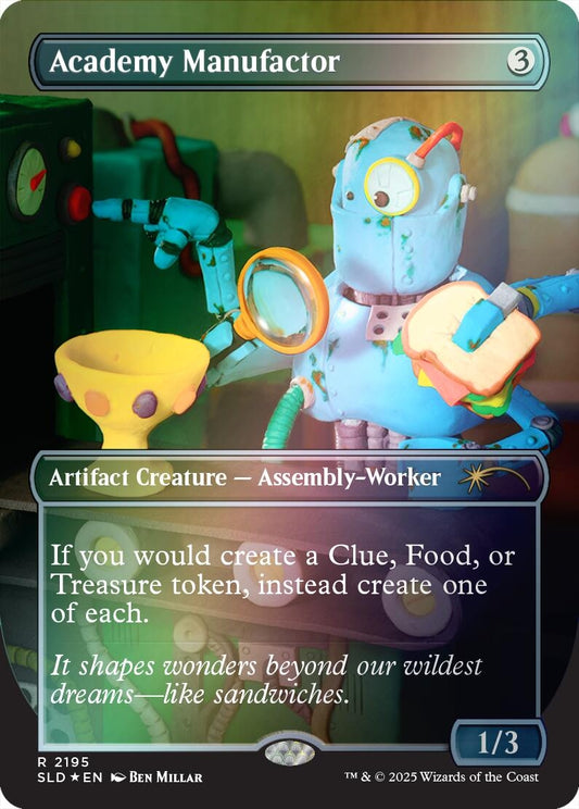 Image for Academy Manufactor (Rainbow Foil) (2195) (Secret Lair Drop Series) - Magic: The Gathering