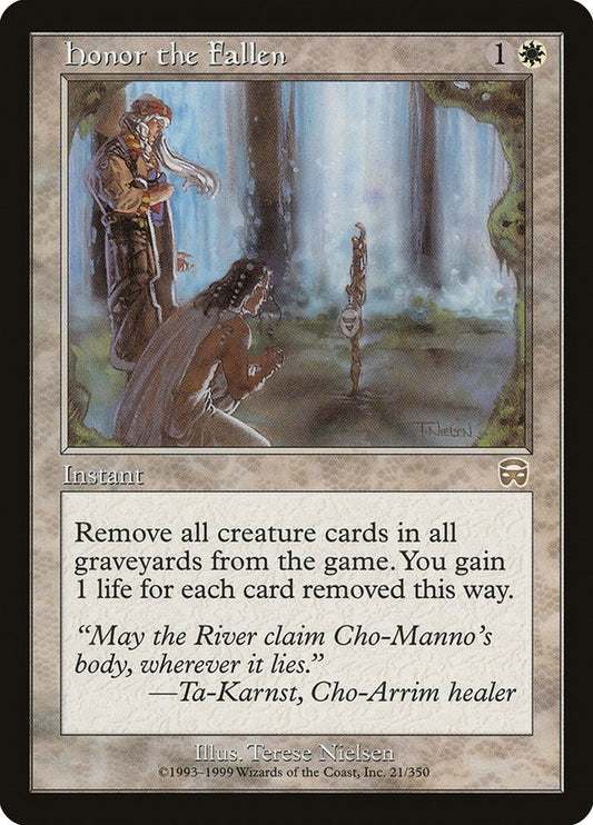 Image for Honor the Fallen (21) (Mercadian Masques) - Magic: The Gathering