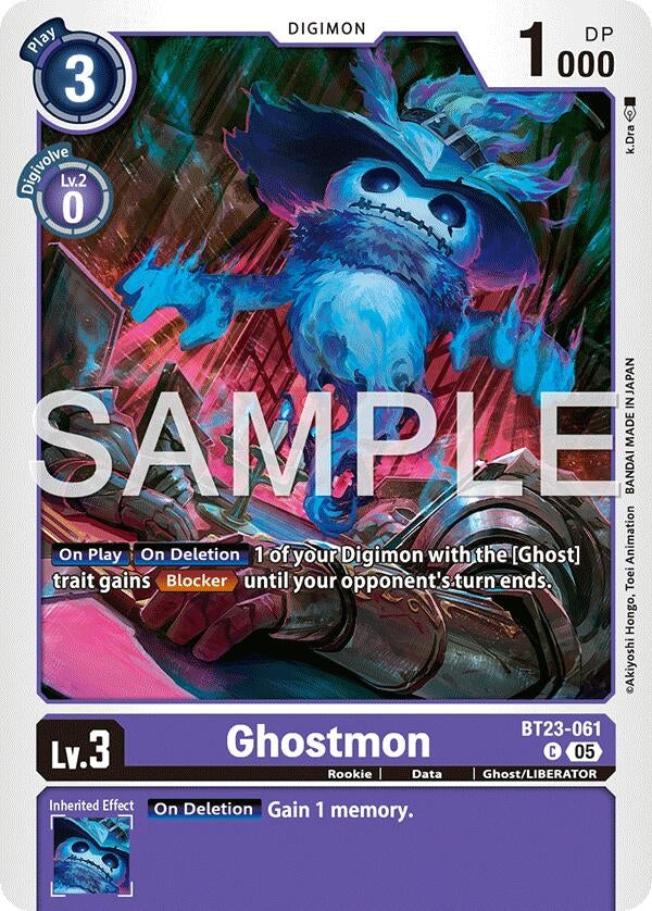 Image for Ghostmon (BT23-061 C) (Hackers' Slumber) - Digimon Card Game