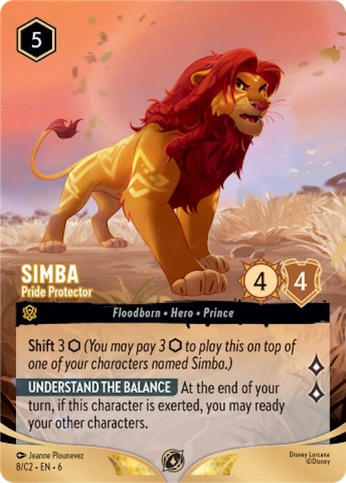 Image for Simba - Pride Protector (8) (Disney Lorcana Promo Cards) - Disney Lorcana
