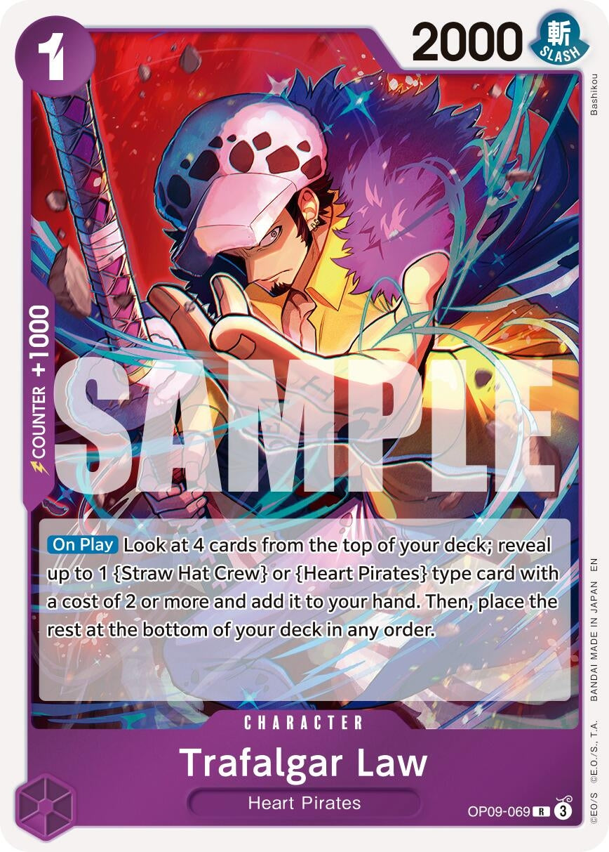 Image for Trafalgar Law - OP09-069 (Reprint) (OP09-069) (Premium Booster -The Best- Vol. 2) - One Piece Card Game
