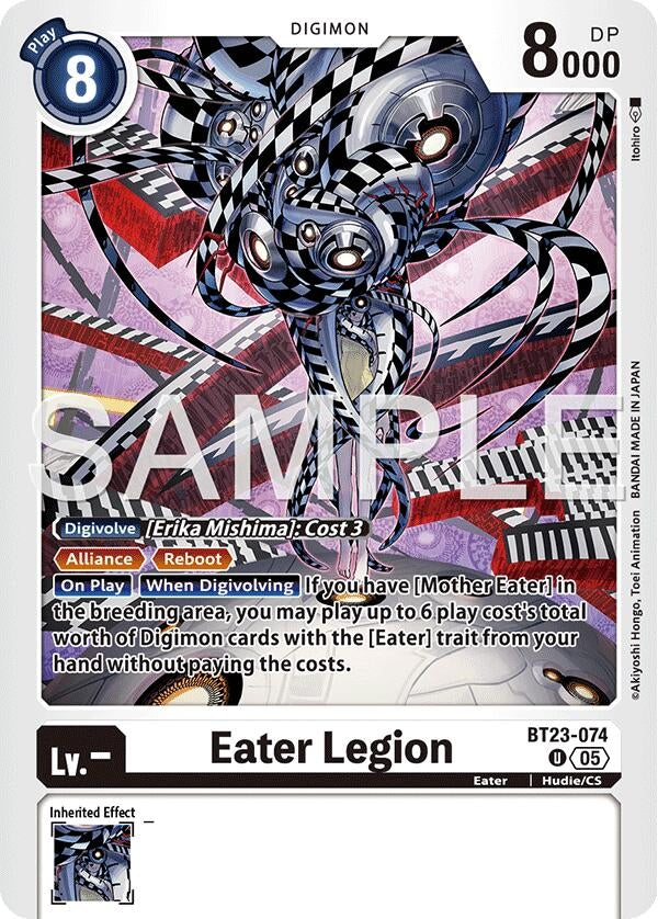 Image for Eater Legion (BT23-074 U) (Hackers' Slumber) - Digimon Card Game