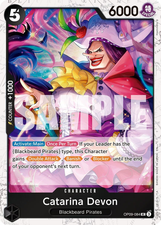 Image for Catarina Devon (Pirate Foil) (OP09-084) (Premium Booster -The Best- Vol. 2) - One Piece Card Game