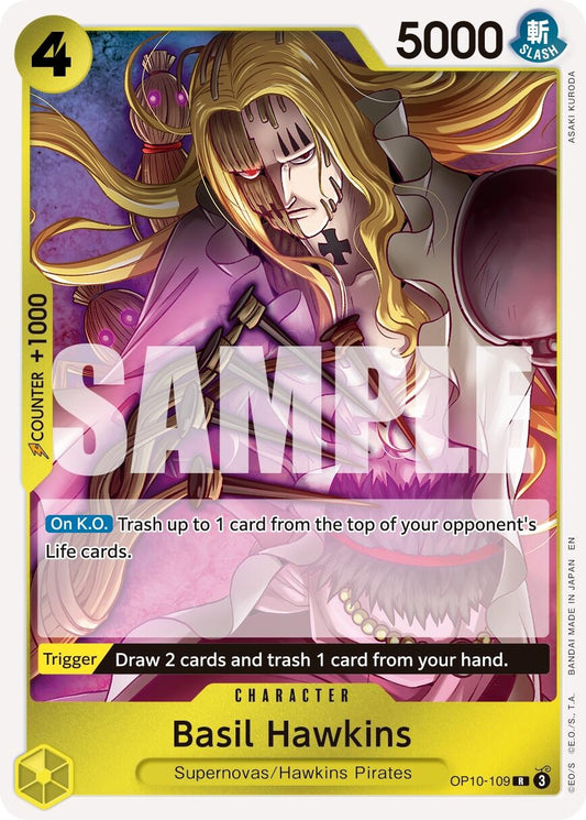 Image for Basil Hawkins - OP10-109 (Reprint) (OP10-109) (Premium Booster -The Best- Vol. 2) - One Piece Card Game