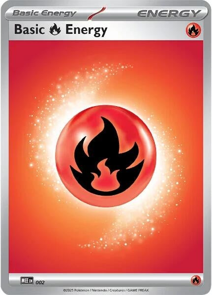 Image for Basic Fire Energy - 002 (2) (MEE: Mega Evolution Energies) - Pokemon