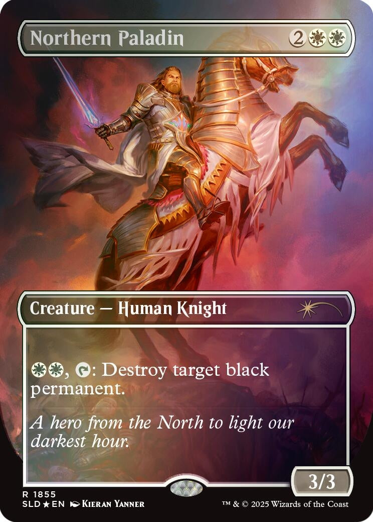 Image for Northern Paladin (Rainbow Foil) (1855) (Secret Lair Drop Series) - Magic: The Gathering