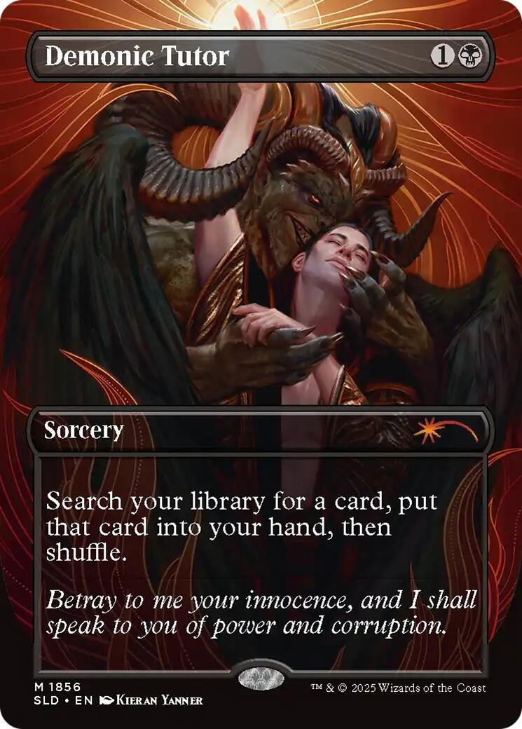 Image for Demonic Tutor (1856) (Secret Lair Drop Series) - Magic: The Gathering