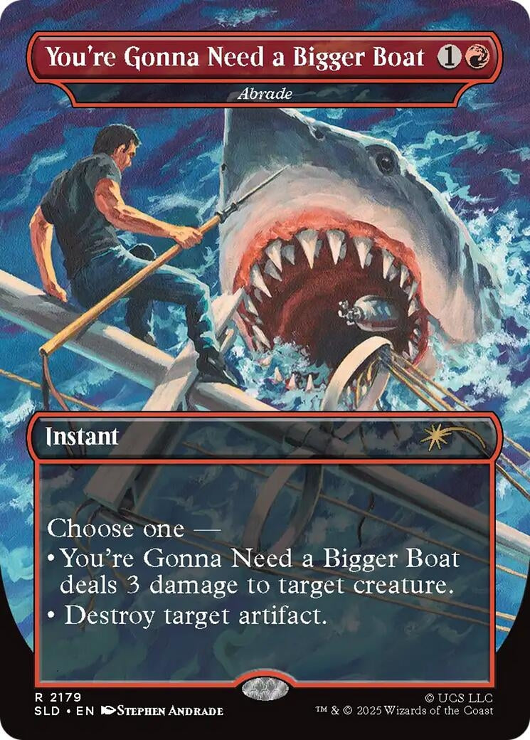 Image for You're Gonna Need a Bigger Boat - Abrade (2179) (Secret Lair Drop Series) - Magic: The Gathering