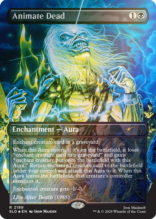 Image for Animate Dead (Rainbow Foil) (2189) (Secret Lair Drop Series) - Magic: The Gathering