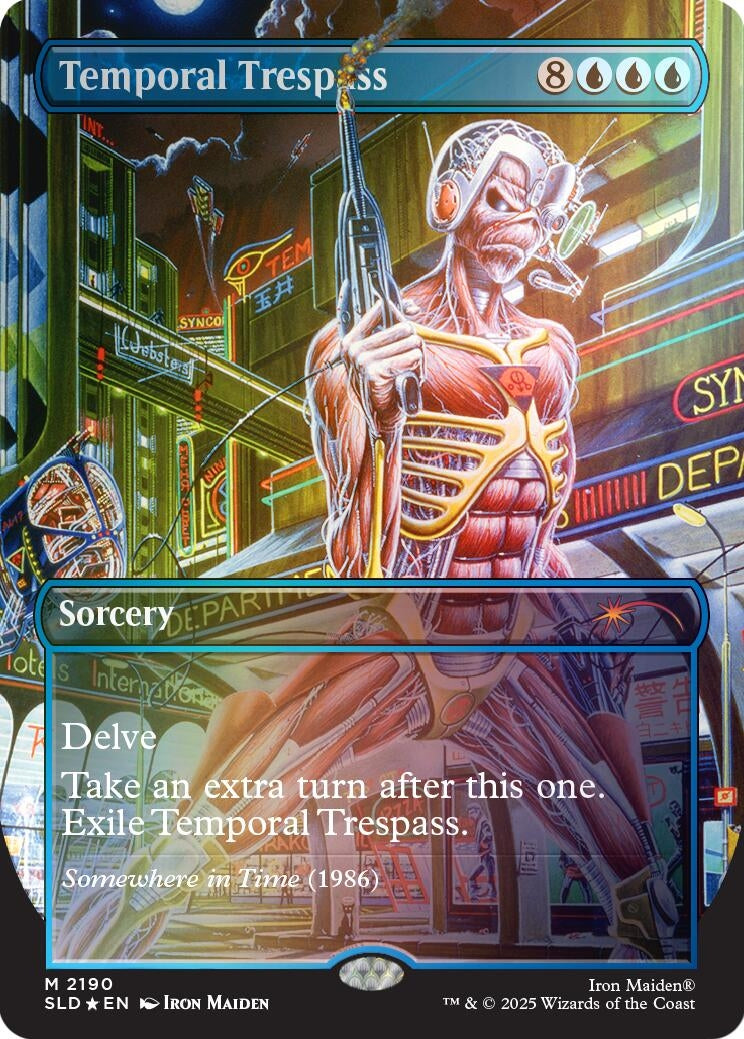 Image for Temporal Trespass (Rainbow Foil) (2190) (Secret Lair Drop Series) - Magic: The Gathering