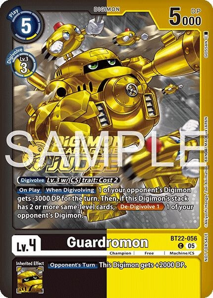 Image for Guardromon (Judge Pack 2025 Wave 2) (BT22-056 C) (Cyber Eden) - Digimon Card Game