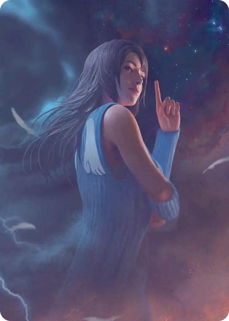 Image for Rinoa, Angel Wing Scene Art Card (9) (Art Series: FINAL FANTASY) - Magic: The Gathering
