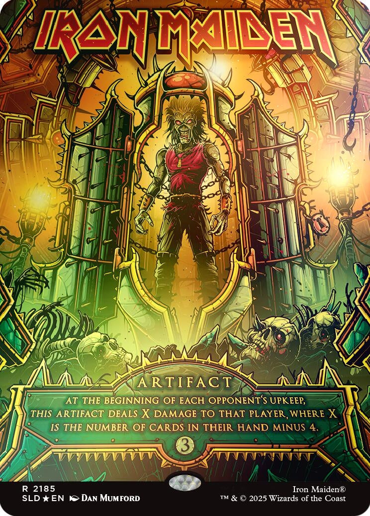 Image for Iron Maiden (Rainbow Foil) (2185) (Secret Lair Drop Series) - Magic: The Gathering