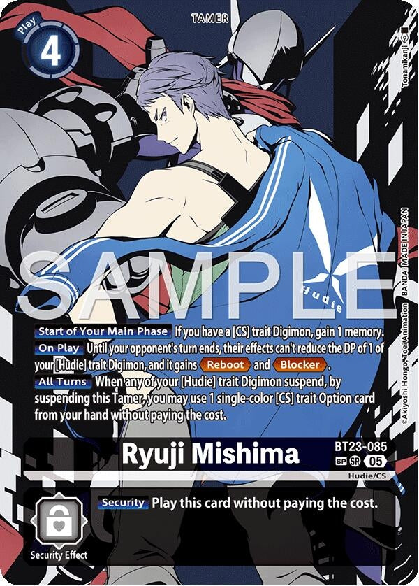 Image for Ryuji Mishima (SP) (BT23-085 SR) (Hackers' Slumber) - Digimon Card Game