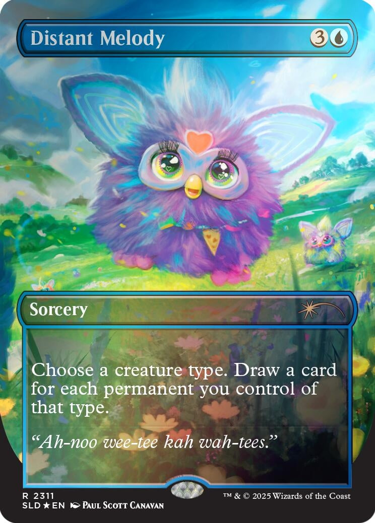 Image for Distant Melody (2311) (Rainbow Foil) (2311) (Secret Lair Drop Series) - Magic: The Gathering