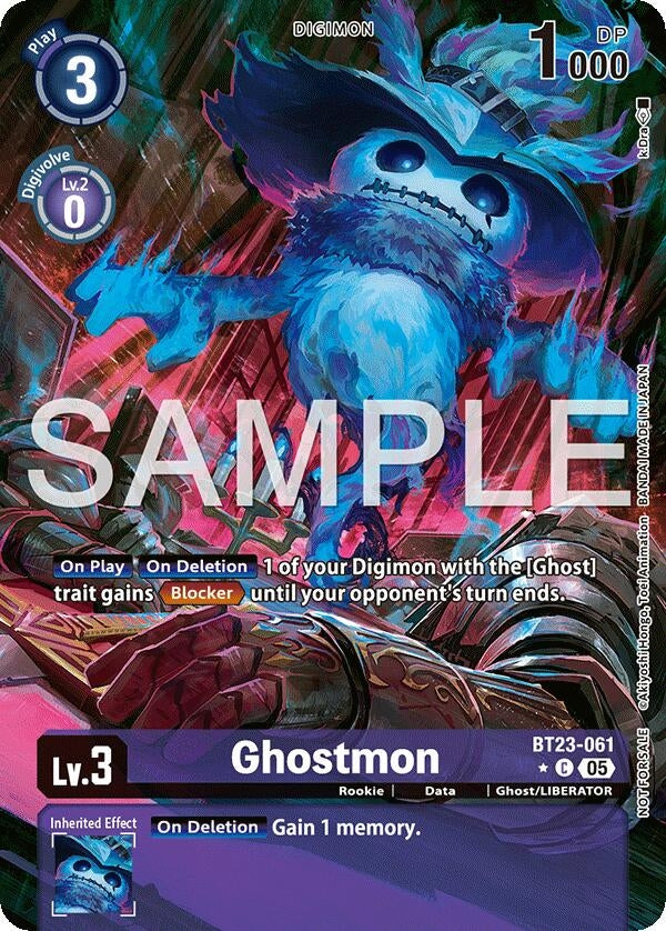 Image for Ghostmon (Hacker's Slumber Box Promotion Pack) (BT23-061 C) (Hackers' Slumber) - Digimon Card Game
