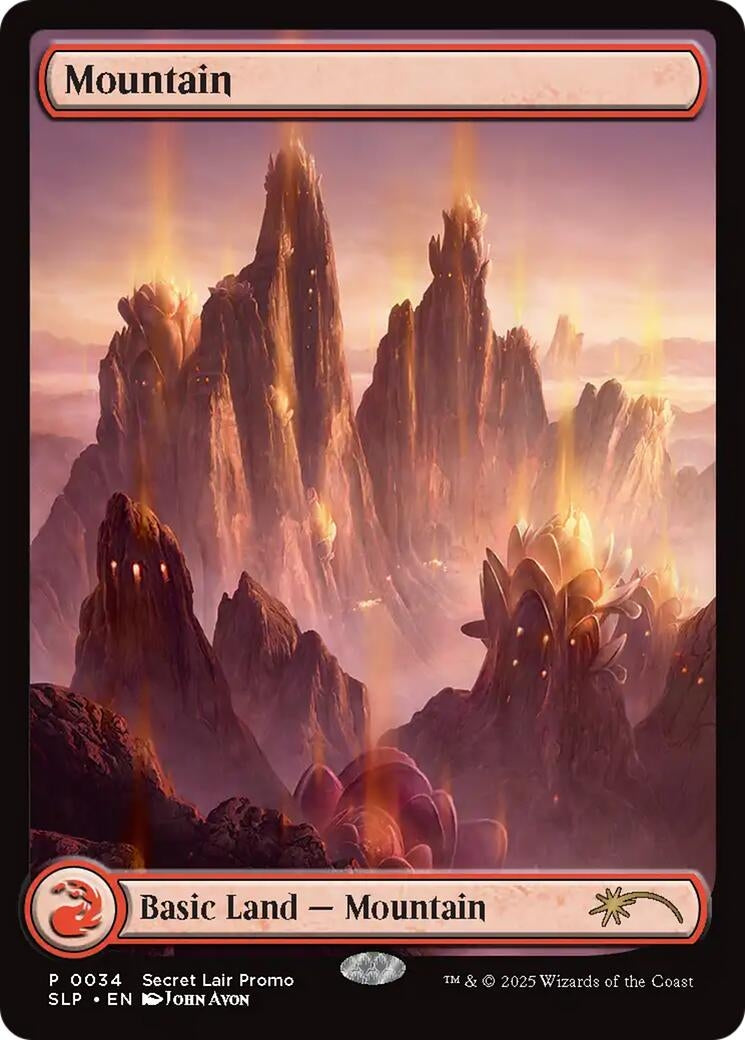 Image for Mountain (0034) (34) (Secret Lair Showdown) - Magic: The Gathering