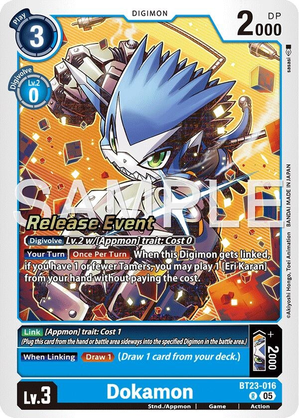 Image for Dokamon (BT23-016 R) (Hackers' Slumber Release Event Cards) - Digimon Card Game