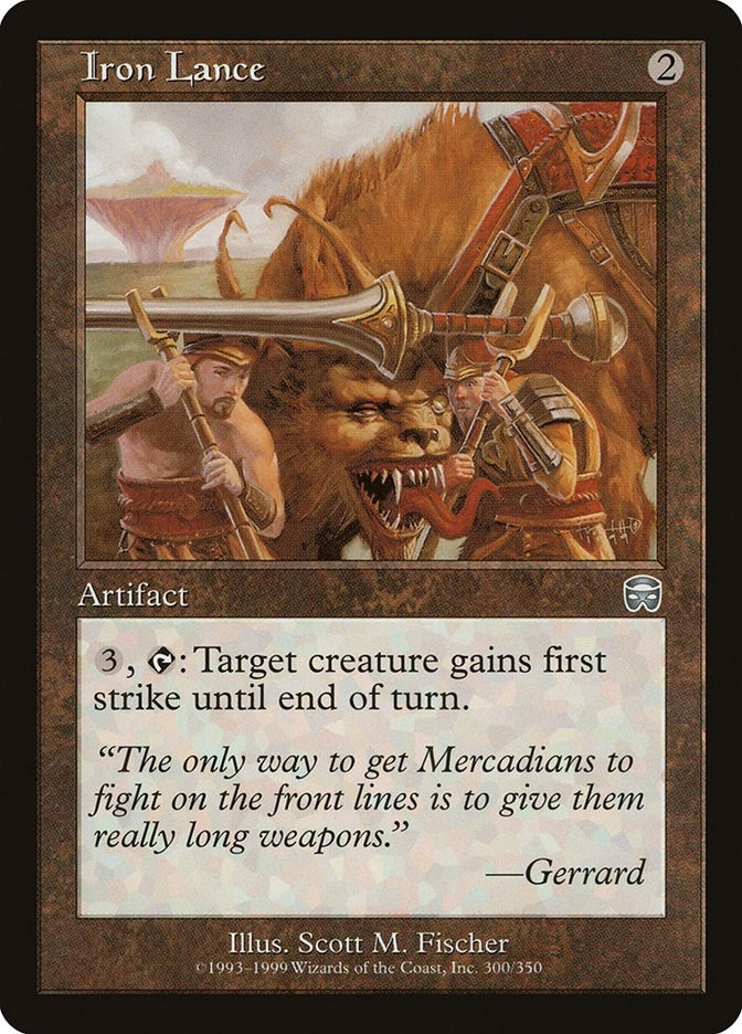 Image for Iron Lance (300) (Mercadian Masques) - Magic: The Gathering