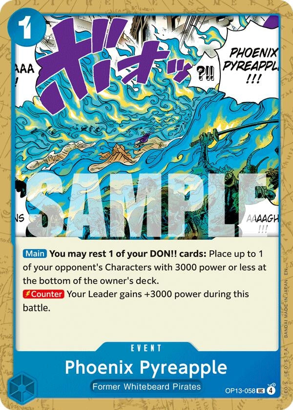 Image for Phoenix Pyreapple (OP13-058) (Carrying On His Will) - One Piece Card Game