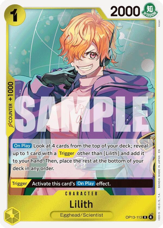 Image for Lilith (OP13-113) (Carrying On His Will) - One Piece Card Game