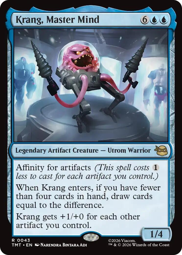 Image for Krang, Master Mind (43) (Teenage Mutant Ninja Turtles) - Magic: The Gathering