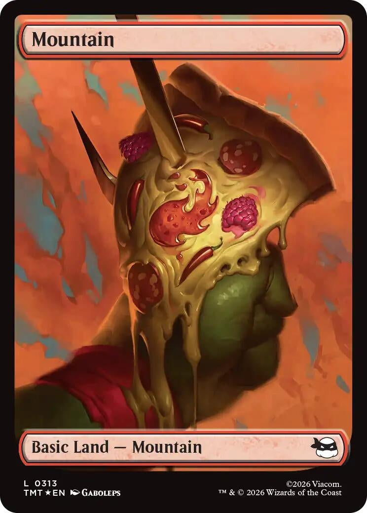 Image for Mountain (0313) (313) (Teenage Mutant Ninja Turtles) - Magic: The Gathering