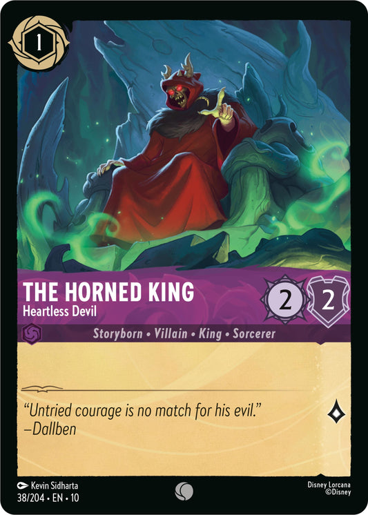 Image for The Horned King - Heartless Devil (38/204) (Whispers in the Well) - Disney Lorcana