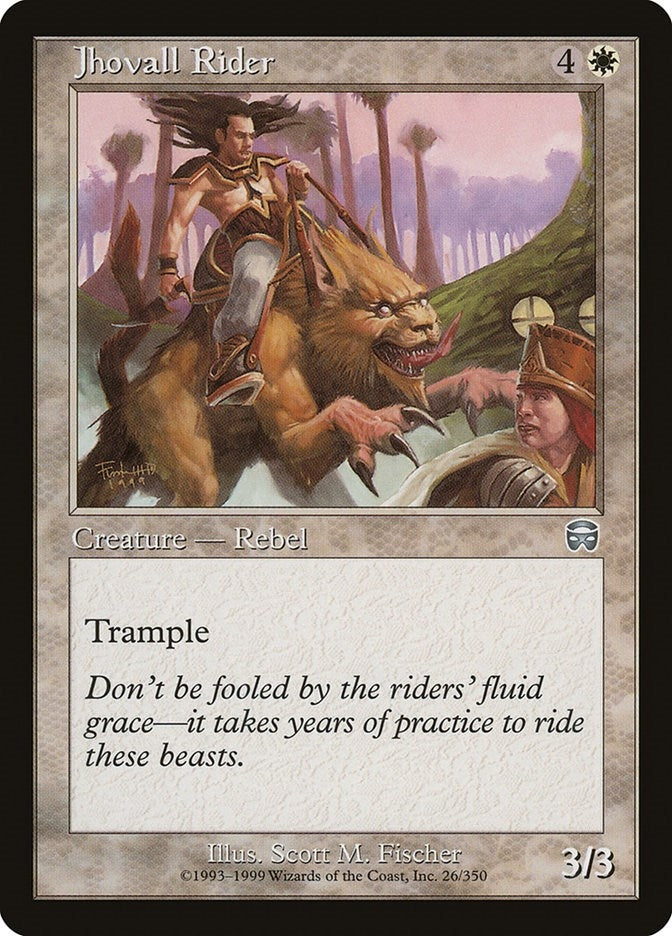 Image for Jhovall Rider (26) (Mercadian Masques) - Magic: The Gathering