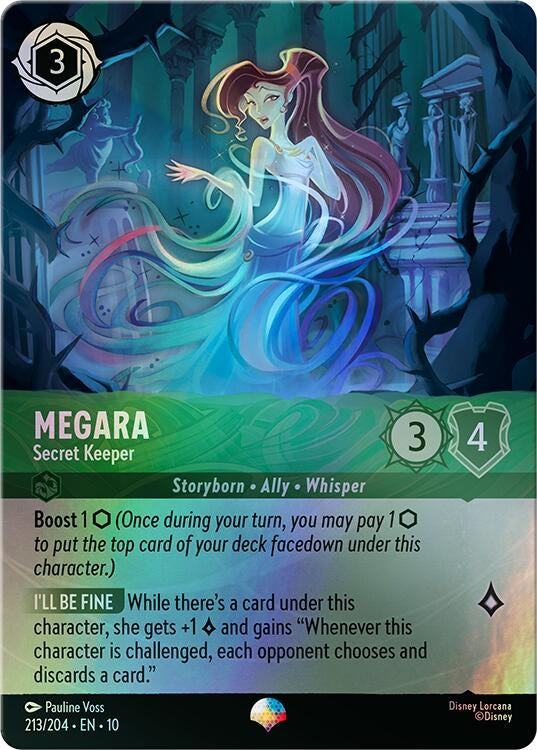 Image for Megara - Secret Keeper (Epic) (213/204) (Whispers in the Well) - Disney Lorcana