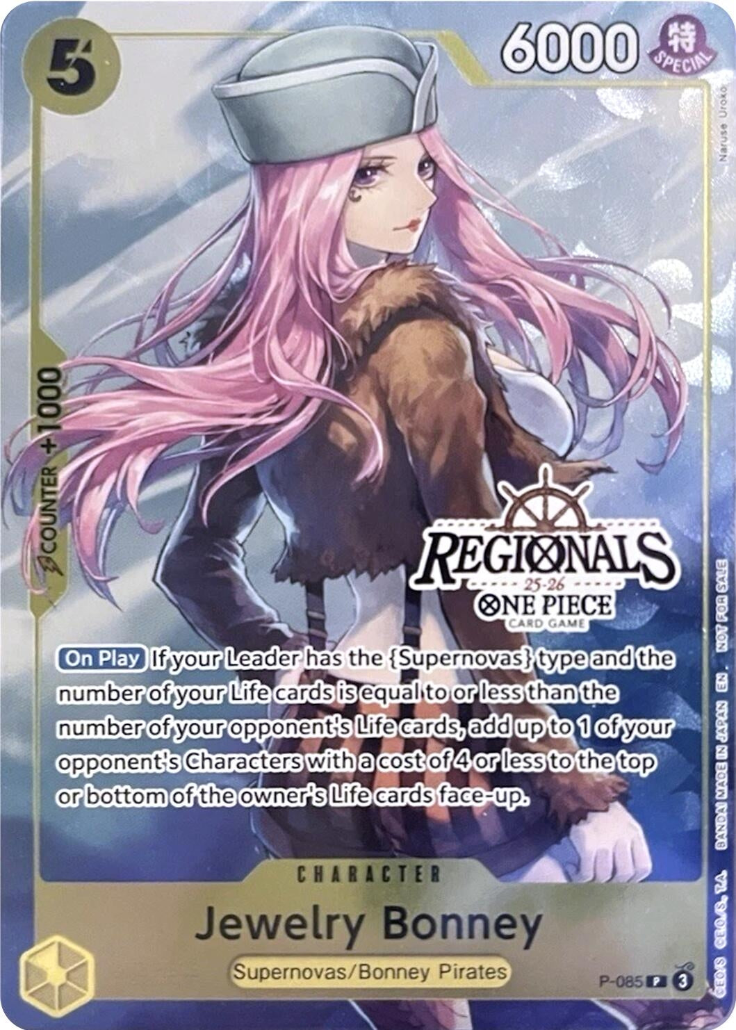 Image for Jewelry Bonney (CS 25-26 Regionals Textured Chase Promo) (P-085) (One Piece Promotion Cards) - One Piece Card Game