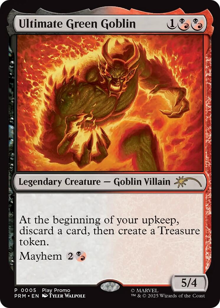 Image for Ultimate Green Goblin (5) (Play Promos) - Magic: The Gathering