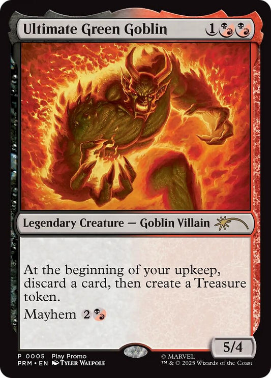 Image for Ultimate Green Goblin (5) (Play Promos) - Magic: The Gathering