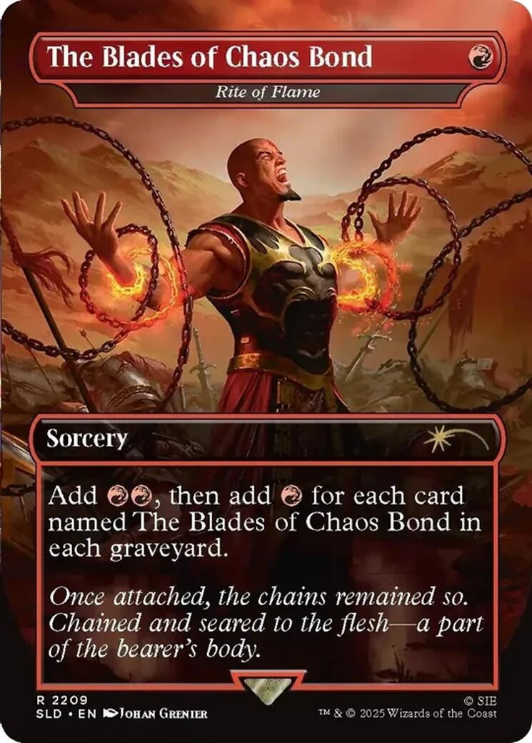 Image for The Blades of Chaos Bond - Rite of Flame (2209) (Secret Lair Drop Series) - Magic: The Gathering