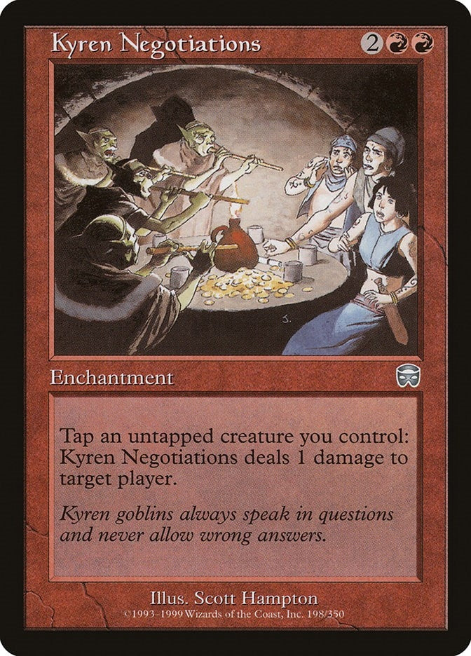 Image for Kyren Negotiations (198) (Mercadian Masques) - Magic: The Gathering