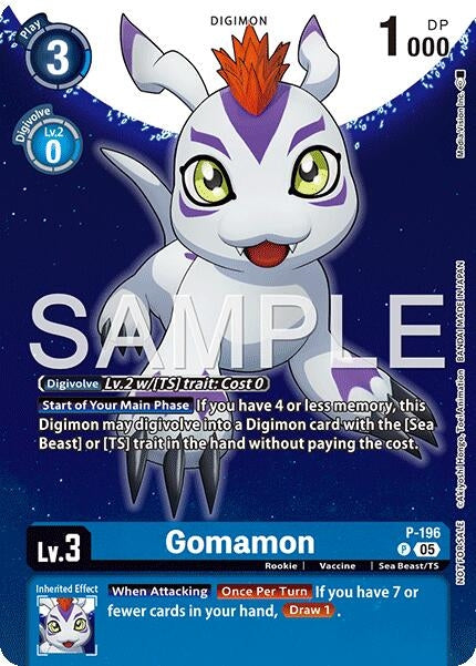 Image for Gomamon (Digimon Story: Time Stranger Promo Pack) (P - 196) (Digimon Promotion Cards) - Digimon Card Game