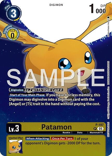 Image for Patamon (Digimon Story: Time Stranger Promo Pack) (P - 197) (Digimon Promotion Cards) - Digimon Card Game
