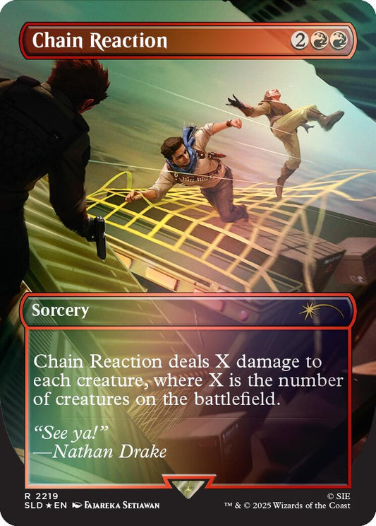 Image for Chain Reaction (Rainbow Foil) (2219) (Secret Lair Drop Series) - Magic: The Gathering