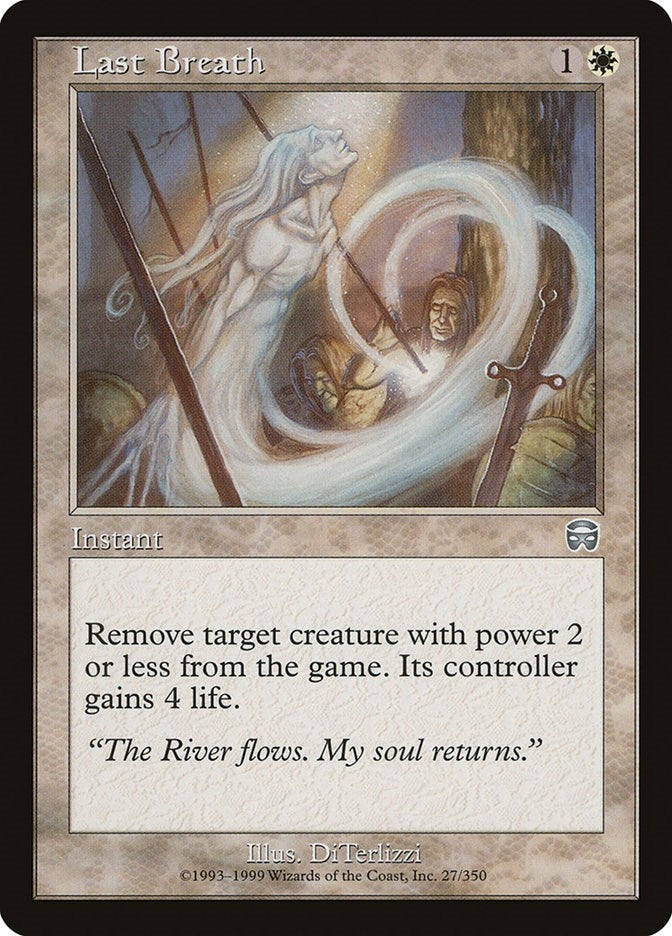 Image for Last Breath (27) (Mercadian Masques) - Magic: The Gathering