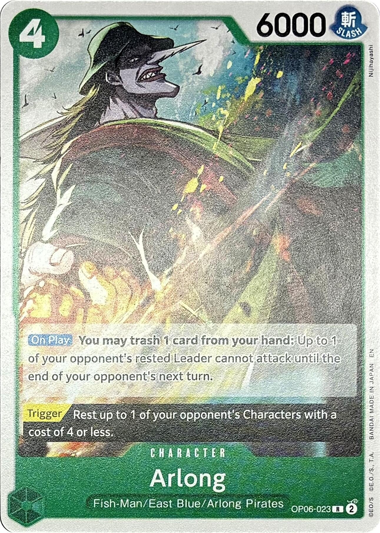 Image for Arlong - OP06-023 (OP06-023) (Learn Together Deck Set) - One Piece Card Game