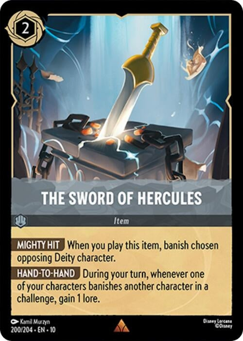 Image for The Sword of Hercules (200/204) (Whispers in the Well) - Disney Lorcana